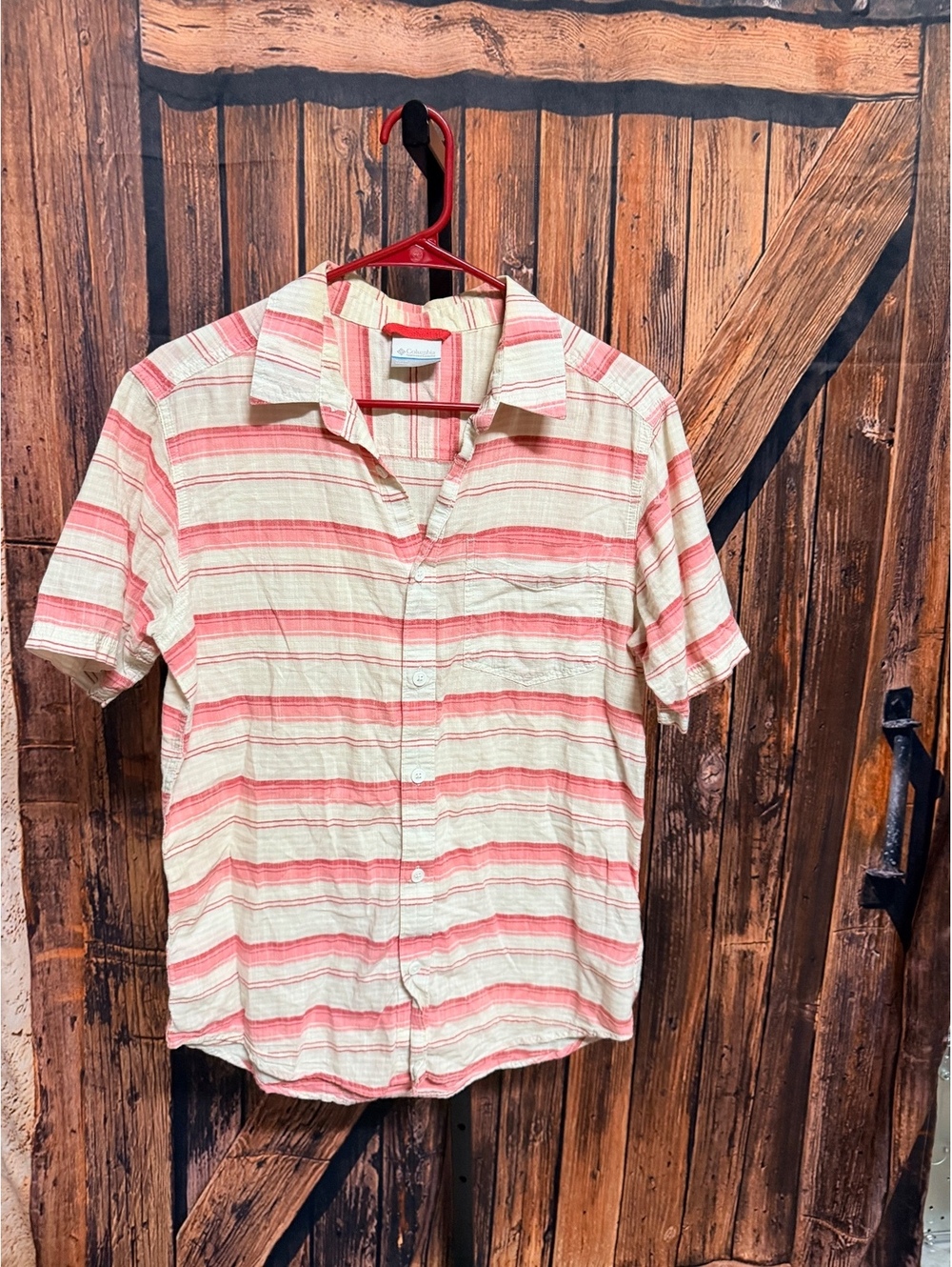 Columbia Sportswear Men's Short Sleeve Button-Up Shirt Size Small